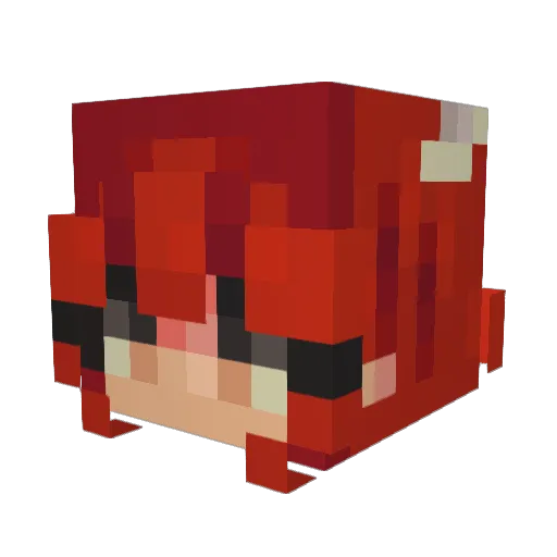 L3thalBac0n Minecraft avatar head, 3D render