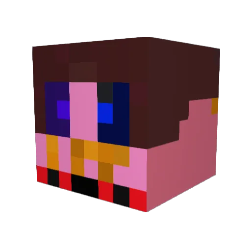L3wis_ Minecraft avatar head, 3D render