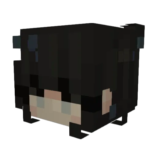 L3x_ii Minecraft avatar head, 3D render