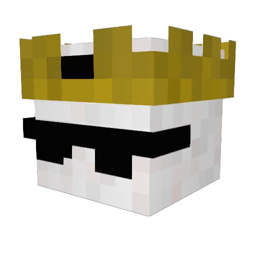 L3xuZ_ Minecraft avatar head, 3D render