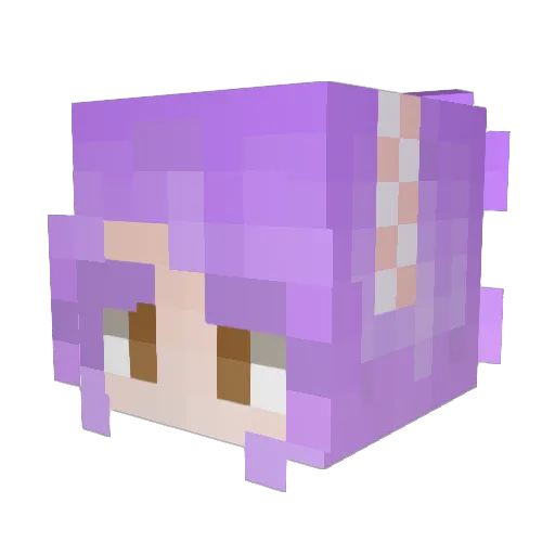 L3yNix Minecraft avatar head, 3D render