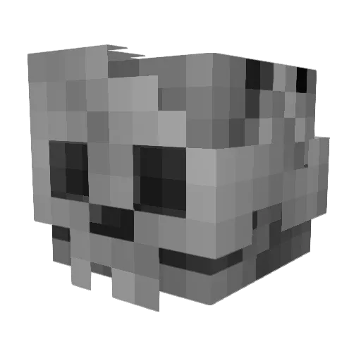 L4CKING Minecraft avatar head, 3D render