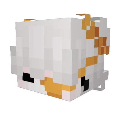 L4LOS Minecraft avatar head, 3D render
