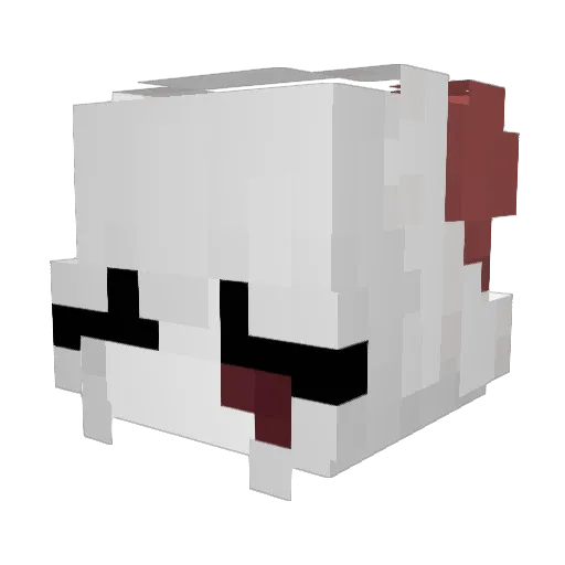 L4Wagner Minecraft avatar head, 3D render