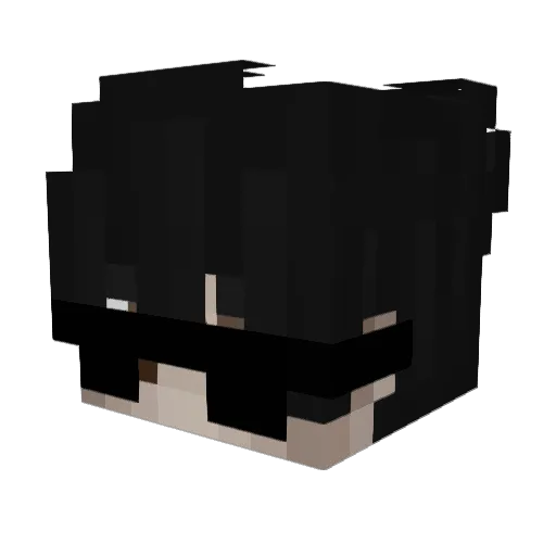 L4gLegend Minecraft avatar head, 3D render