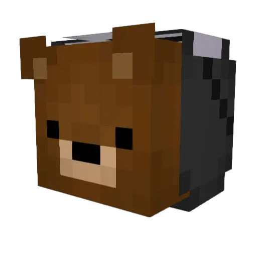 L4mbda1337 Minecraft avatar head, 3D render