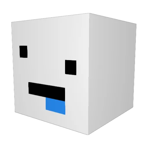 L4nd0n1948 Minecraft avatar head, 3D render