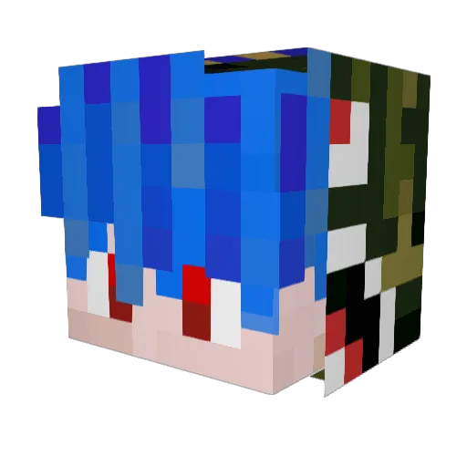 L4s3RoN3 Minecraft avatar head, 3D render