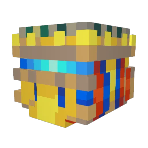 L4x1s Minecraft avatar head, 3D render