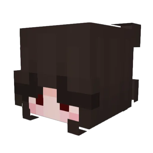 L4yeo_ Minecraft avatar head, 3D render
