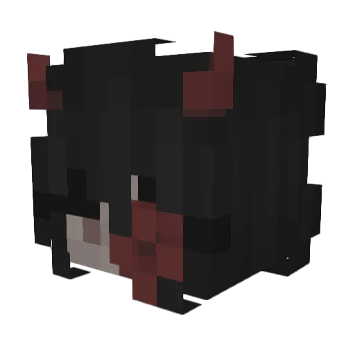 L4zyRoserade Minecraft avatar head, 3D render