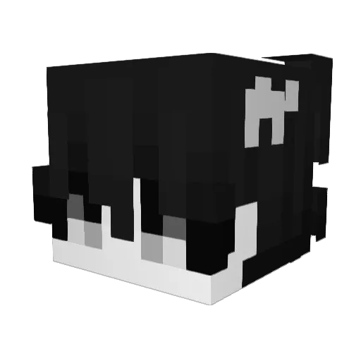 L5VZ Minecraft avatar head, 3D render