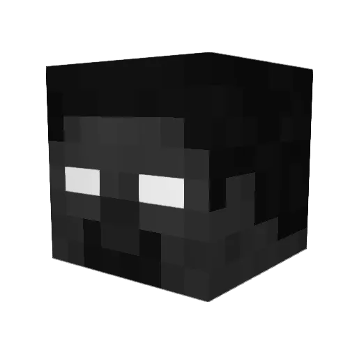 L7DDoS Minecraft avatar head, 3D render