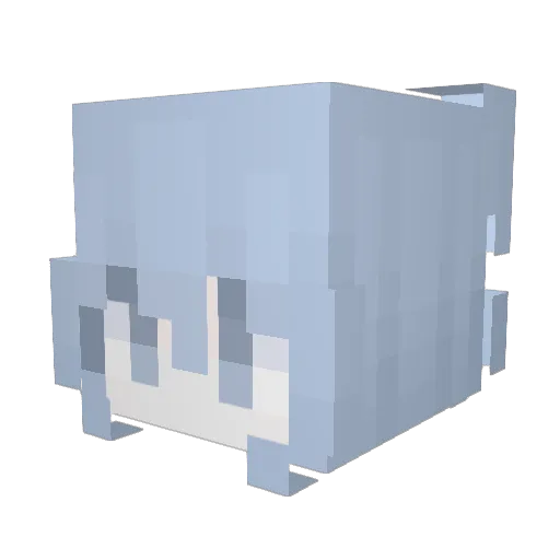 L7j7 Minecraft avatar head, 3D render
