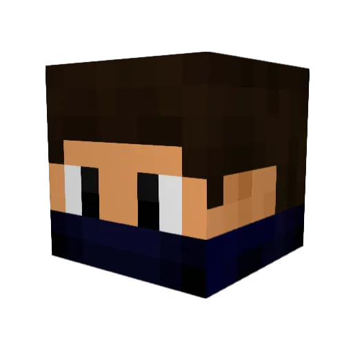 L9EloboostingXD Minecraft avatar head, 3D render