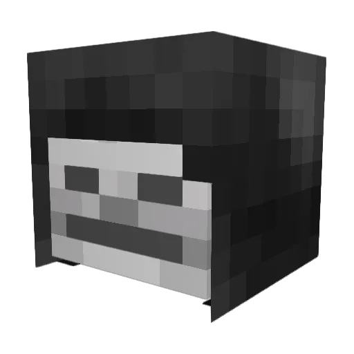 L9MRJ Minecraft avatar head, 3D render