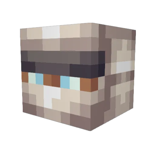 L9Tatsuya Minecraft avatar head, 3D render