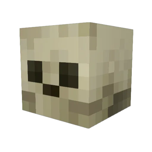 LABB_ Minecraft avatar head, 3D render