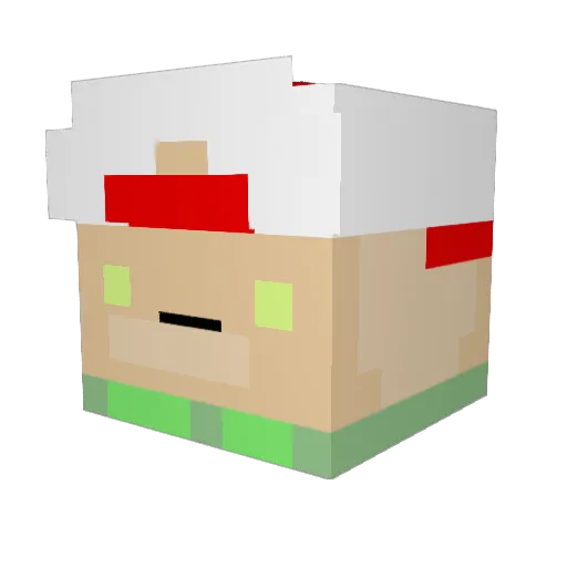LABULLEDESAVON Minecraft avatar head, 3D render
