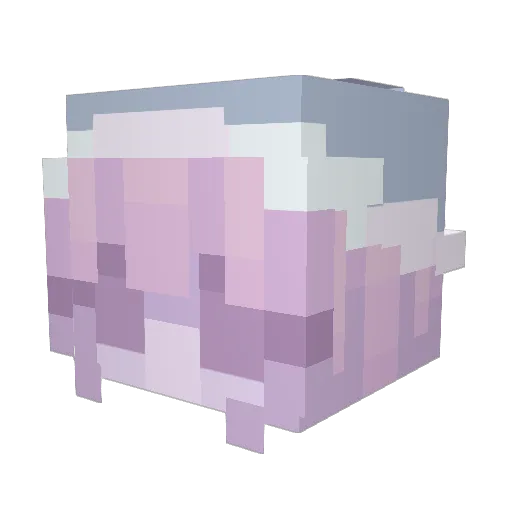 LADES_ Minecraft avatar head, 3D render
