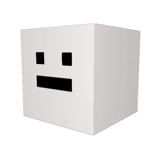 LAESSKIM Minecraft avatar head, 3D render