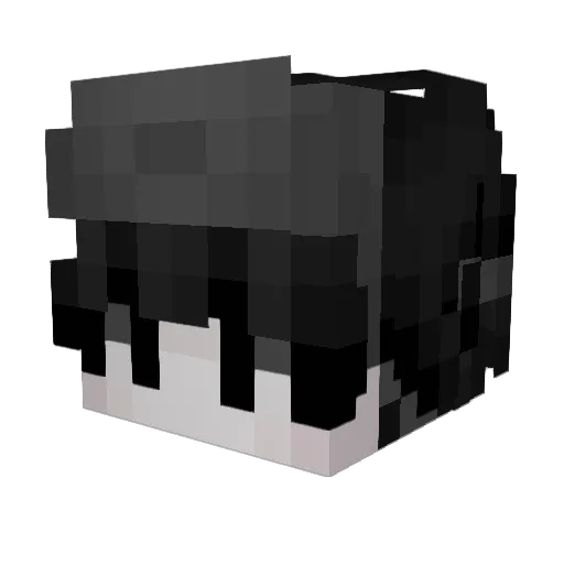 LAIZASH Minecraft avatar head, 3D render