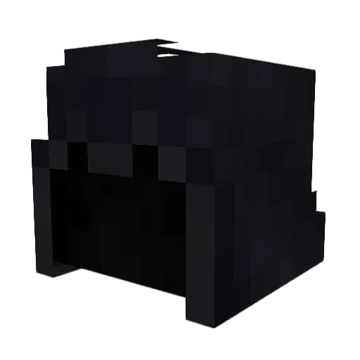LAK132 Minecraft avatar head, 3D render