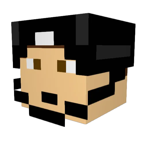 LAKingsDave Minecraft avatar head, 3D render