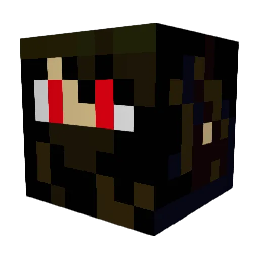 LALAS_COMMANDO Minecraft avatar head, 3D render