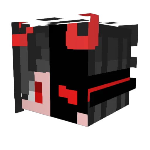 LALO_912 Minecraft avatar head, 3D render