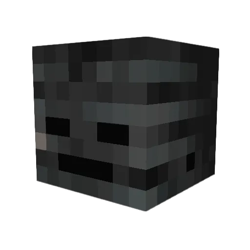 LAMGVW Minecraft avatar head, 3D render