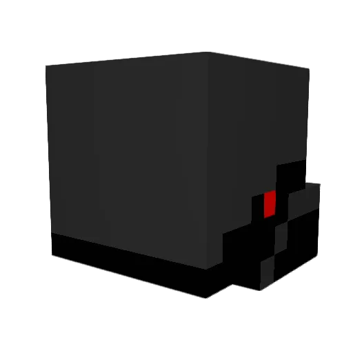LANDFILL_INC Minecraft avatar head, 3D render