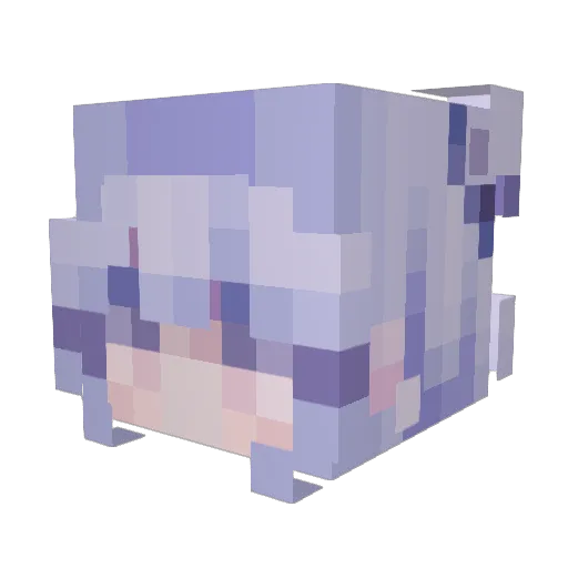 LAOQPPPAQQ Minecraft avatar head, 3D render