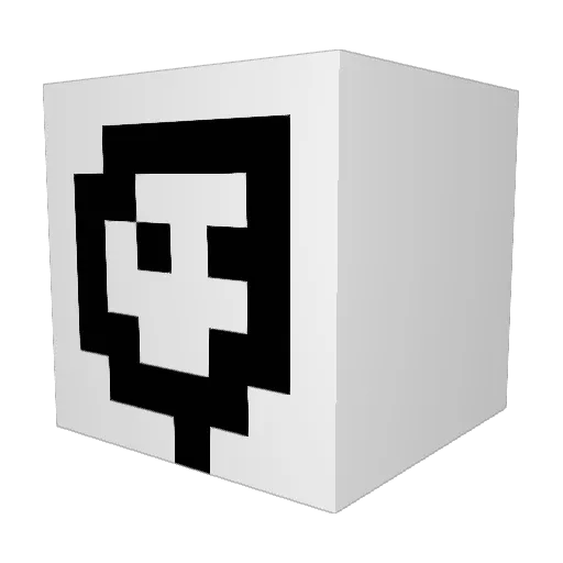 LARSI_boy3 Minecraft avatar head, 3D render