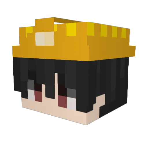 LATRUELLEPT Minecraft avatar head, 3D render