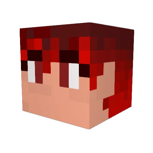 LAUGHMAKER1018 Minecraft avatar head, 3D render