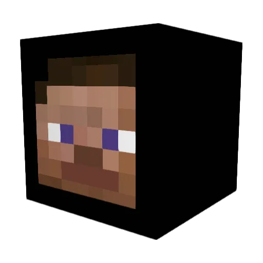 LAVAJENG Minecraft avatar head, 3D render