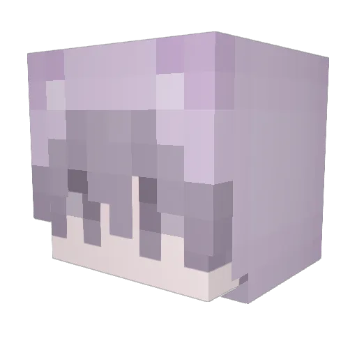 LAWLLLLL Minecraft avatar head, 3D render
