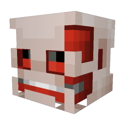 LAX4me Minecraft avatar head, 3D render