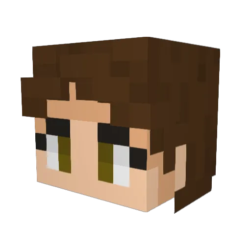 LAmTheGoose Minecraft avatar head, 3D render