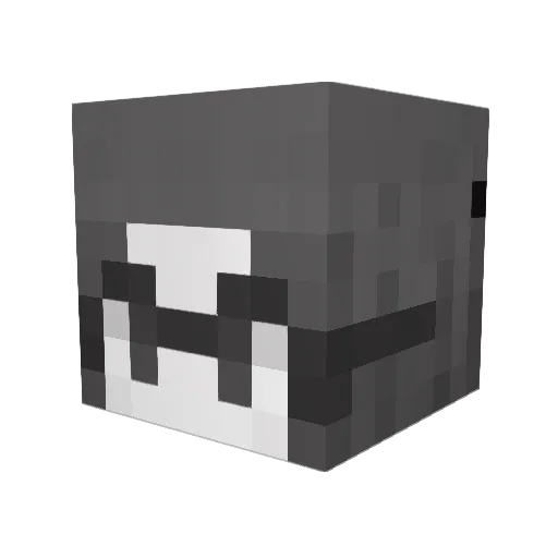 LAzyFiSHH Minecraft avatar head, 3D render