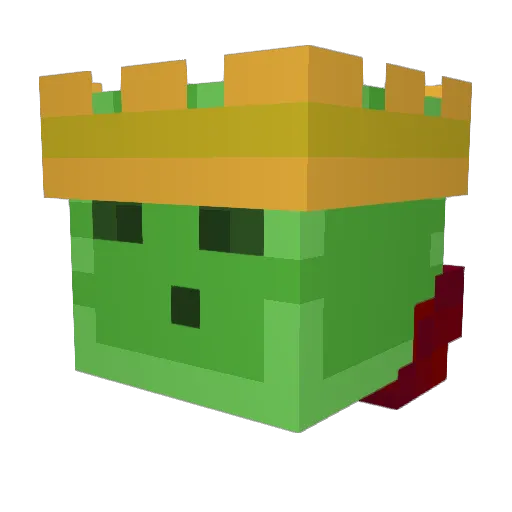 LBFry Minecraft avatar head, 3D render