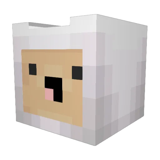 LBIdude Minecraft avatar head, 3D render