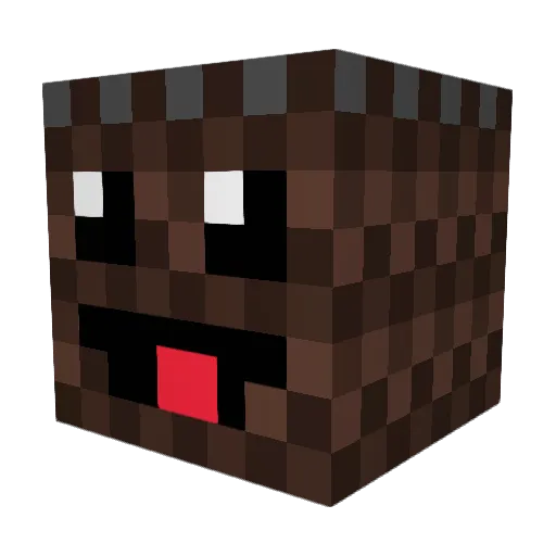 LBP2 Minecraft avatar head, 3D render