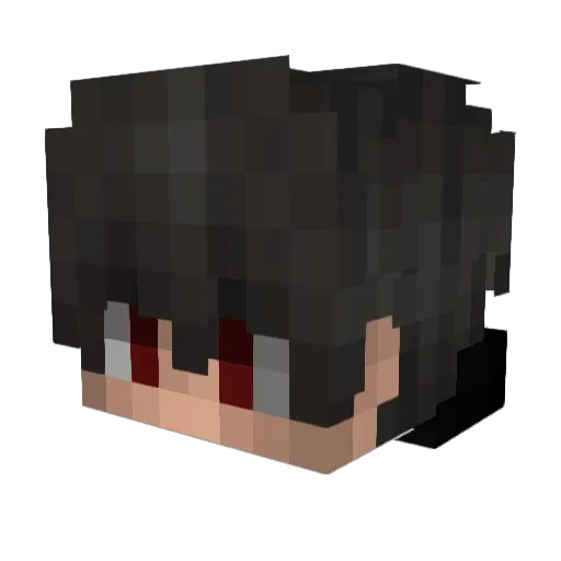 LBukyx Minecraft avatar head, 3D render