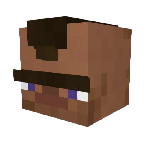 LCMEnjoyer Minecraft avatar head, 3D render