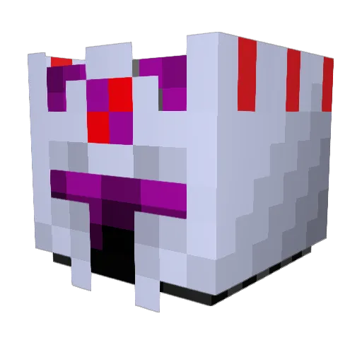 LCNDR Minecraft avatar head, 3D render
