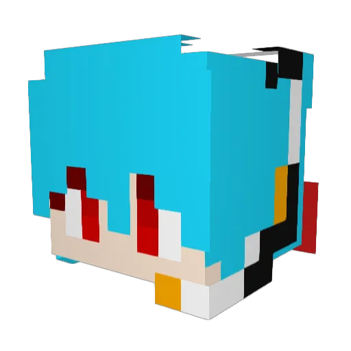 LCPD2012 Minecraft avatar head, 3D render