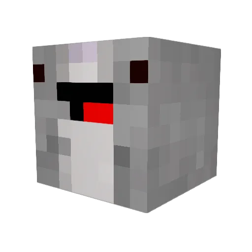 LCRyan Minecraft avatar head, 3D render