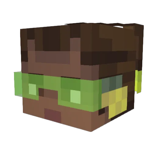 LCS_smott Minecraft avatar head, 3D render